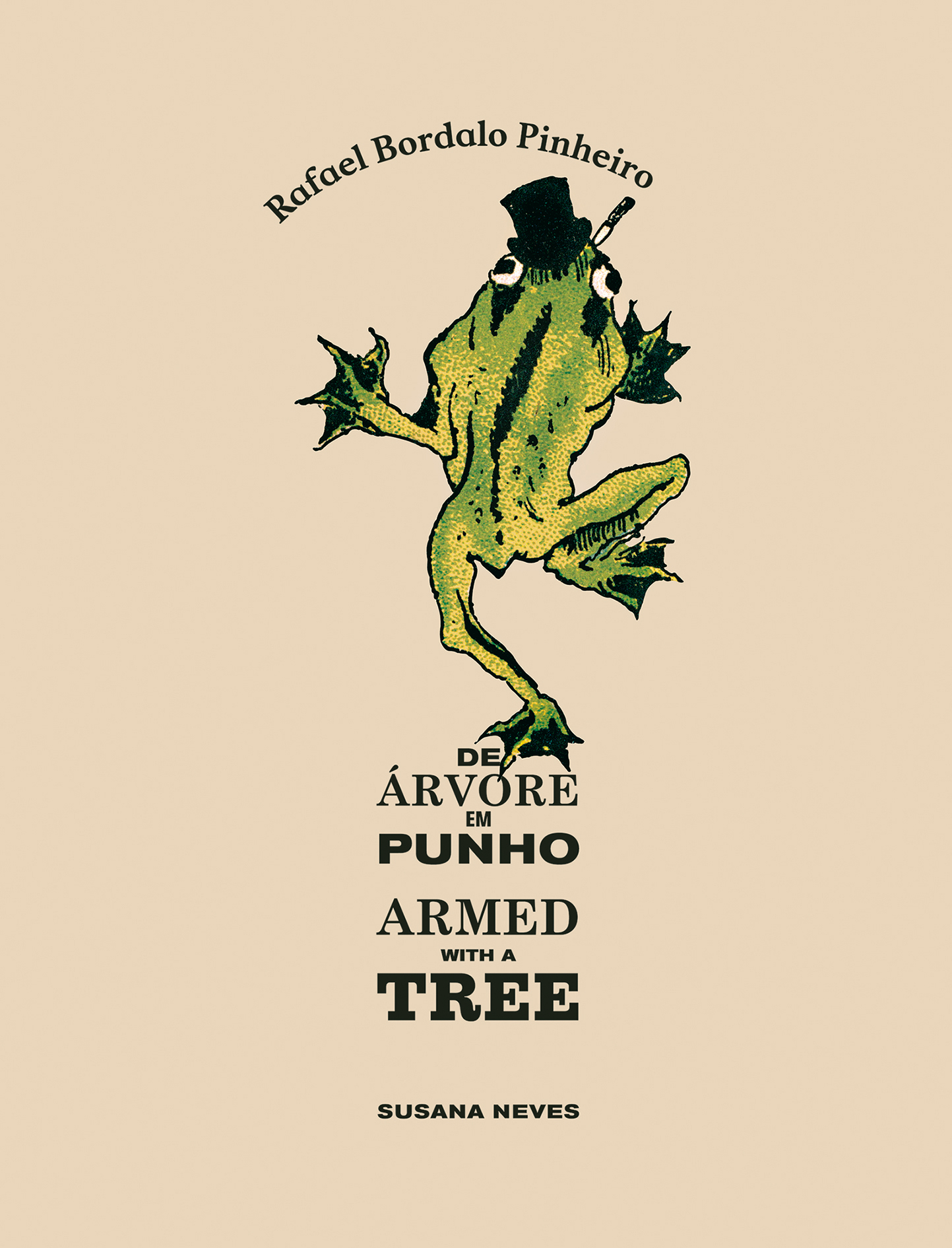 Capa do livro 'Rafael Bordalo Pinheiro - De árvore em punho', de Susana Neves